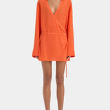 Sir Fresca Mini Dress in Burnt Red