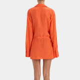 Sir Fresca Mini Dress in Burnt Red