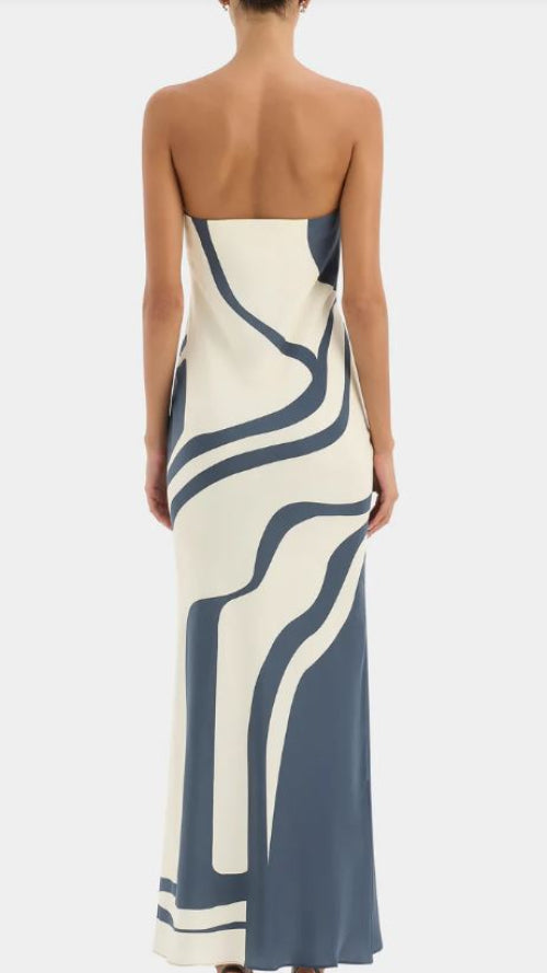 Sir Lilou Strapless Dress Back View
