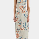 Sir Roisin Halter Midi Dress in Bloom Floral That Dress Hire Sir Roisin Halter Midi Dress in Bloom Floral That Dress Hire