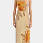 sir serene printed silk slip dress SIR Serene Printed Silk Slip Dress by SIR THE LABEL