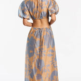 Sir Coralie Puff Sleeve Dress