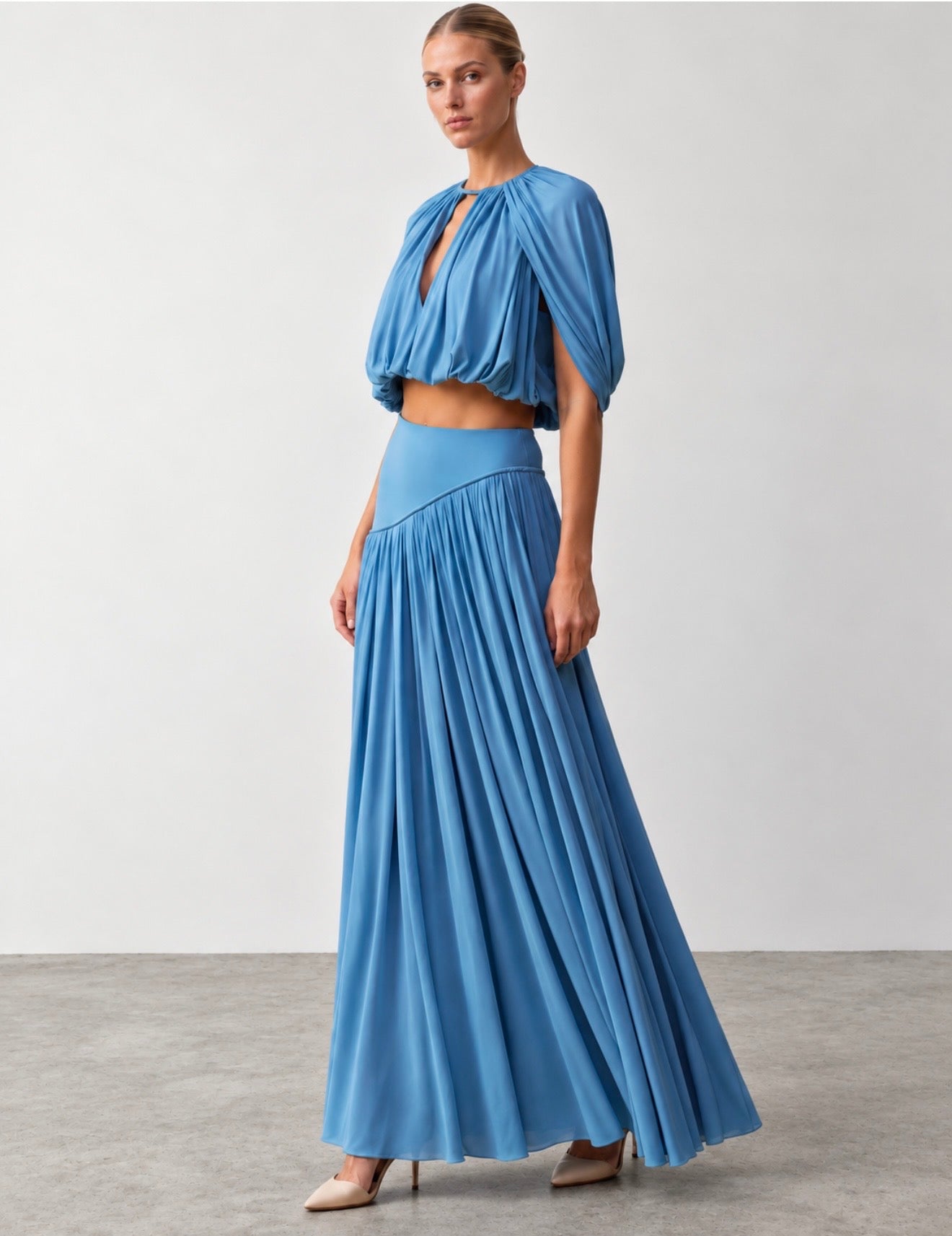 Zimmermann Clash Set in Dusty Blue
